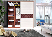 Inserted Sliding Door Wardrobe-C012