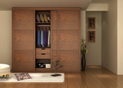 Inserted Sliding Door Wardrobe-C014