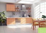 MDF Veneer Kitchen Cabinet-K009